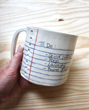 Load image into Gallery viewer, "To Do List" Paper Mug