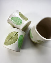 Load image into Gallery viewer, Sage Leaf Cups and Pitcher