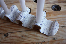 Load image into Gallery viewer, Candelabra - Blue Splatter