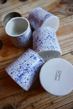 Load image into Gallery viewer, Blue Splatter Cup (small)