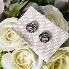 Load image into Gallery viewer, SALE! Lace Ceramic Studs