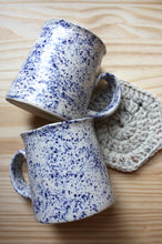 Load image into Gallery viewer, Blue Splatter Diner Mug
