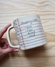 Load image into Gallery viewer, "Shopping List" Paper Mug
