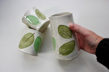 Load image into Gallery viewer, Sage Leaf Cups and Pitcher
