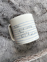 Load image into Gallery viewer, "To Do List" Paper Mug
