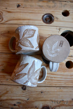Load image into Gallery viewer, White Leaf Mugs
