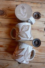 Load image into Gallery viewer, White Leaf Mugs
