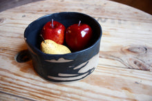 Load image into Gallery viewer, Wabi Sabi Black Fruit Bowl
